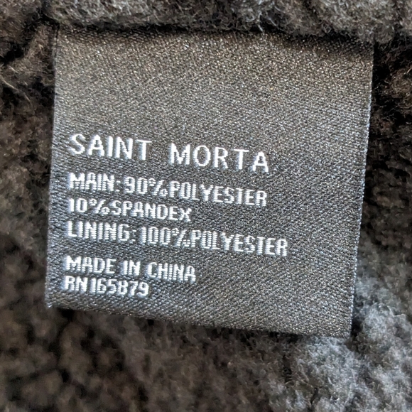 Saint Morta Faux Suede Death proof Sherpa Biker Moto Jacket Size 4XL Black - Picture 8 of 13